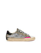 sneakers distressed glitter camou multicolor - crime - sneaker