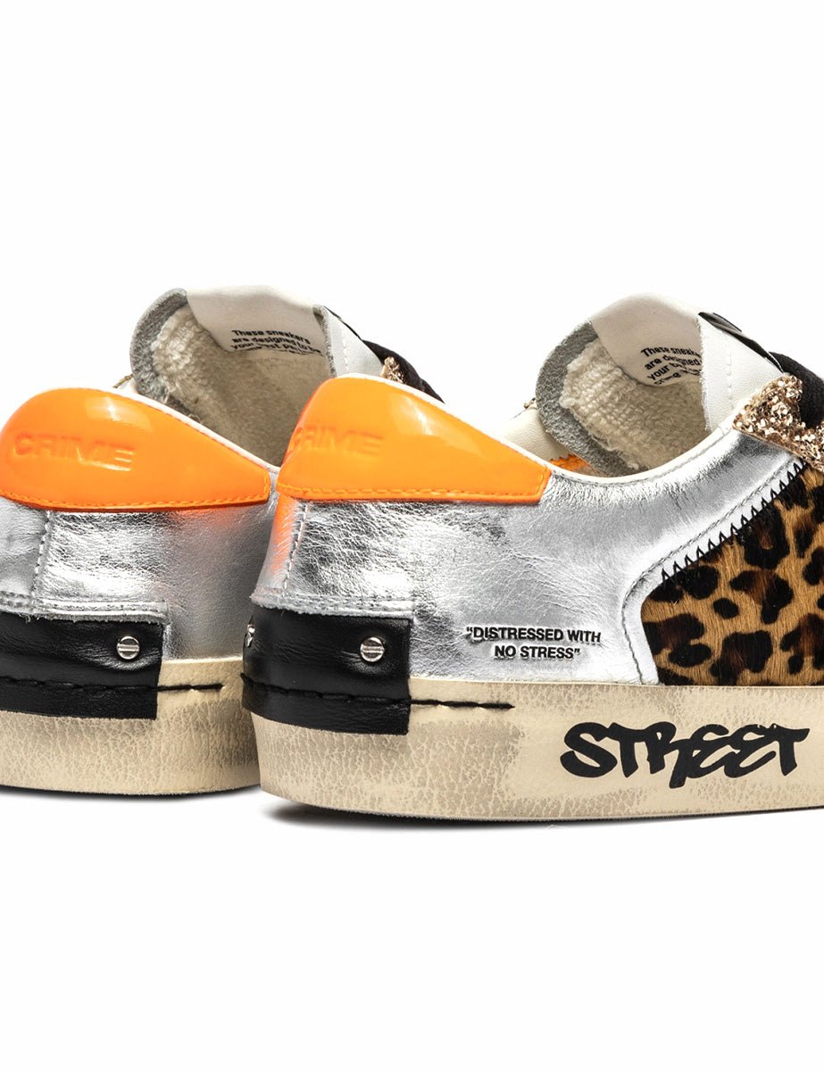 sneakers distressed multicolor - crime - sneaker