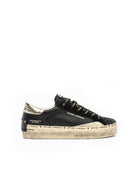 sneakers distressed platform nero - crime - sneaker