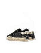 sneakers distressed platform nero - crime - sneaker