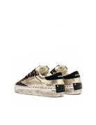 sneakers distressed platform platino - crime - sneaker