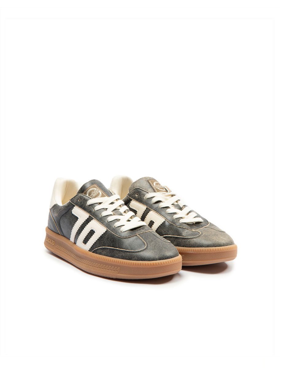 sneakers double grigio scuro - back 70 - sneaker