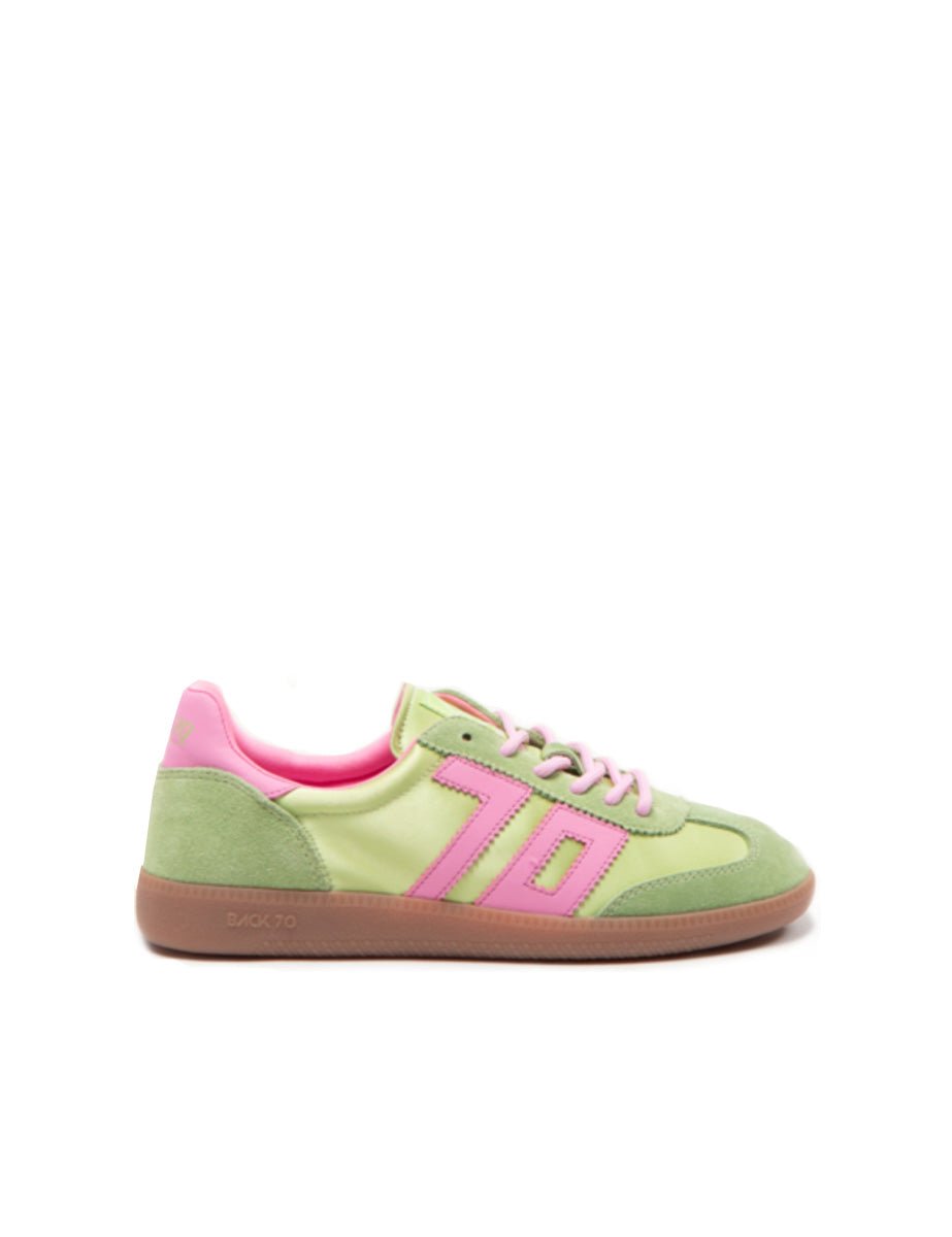sneakers ghost satin lime - back 70 - sneaker