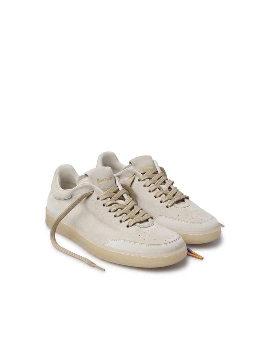 sneakers giordan camoscio avorio - barracuda - sneaker