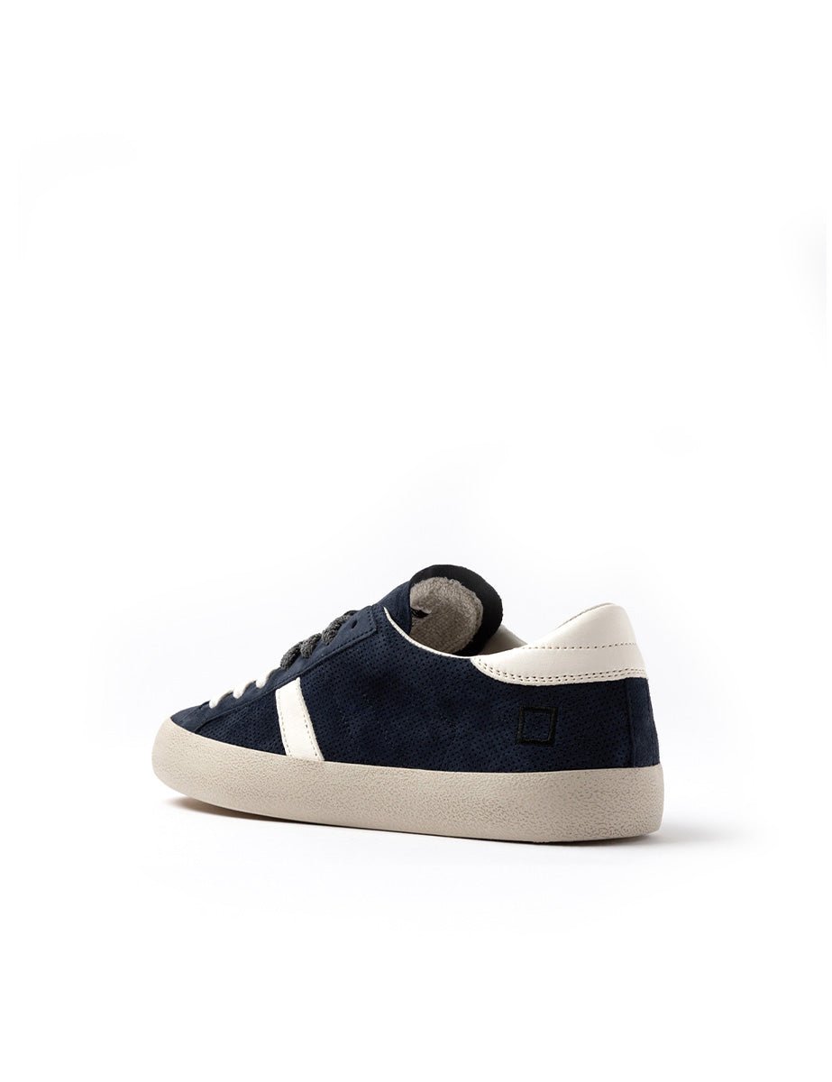 sneakers hill low perforated blue - date - sneaker