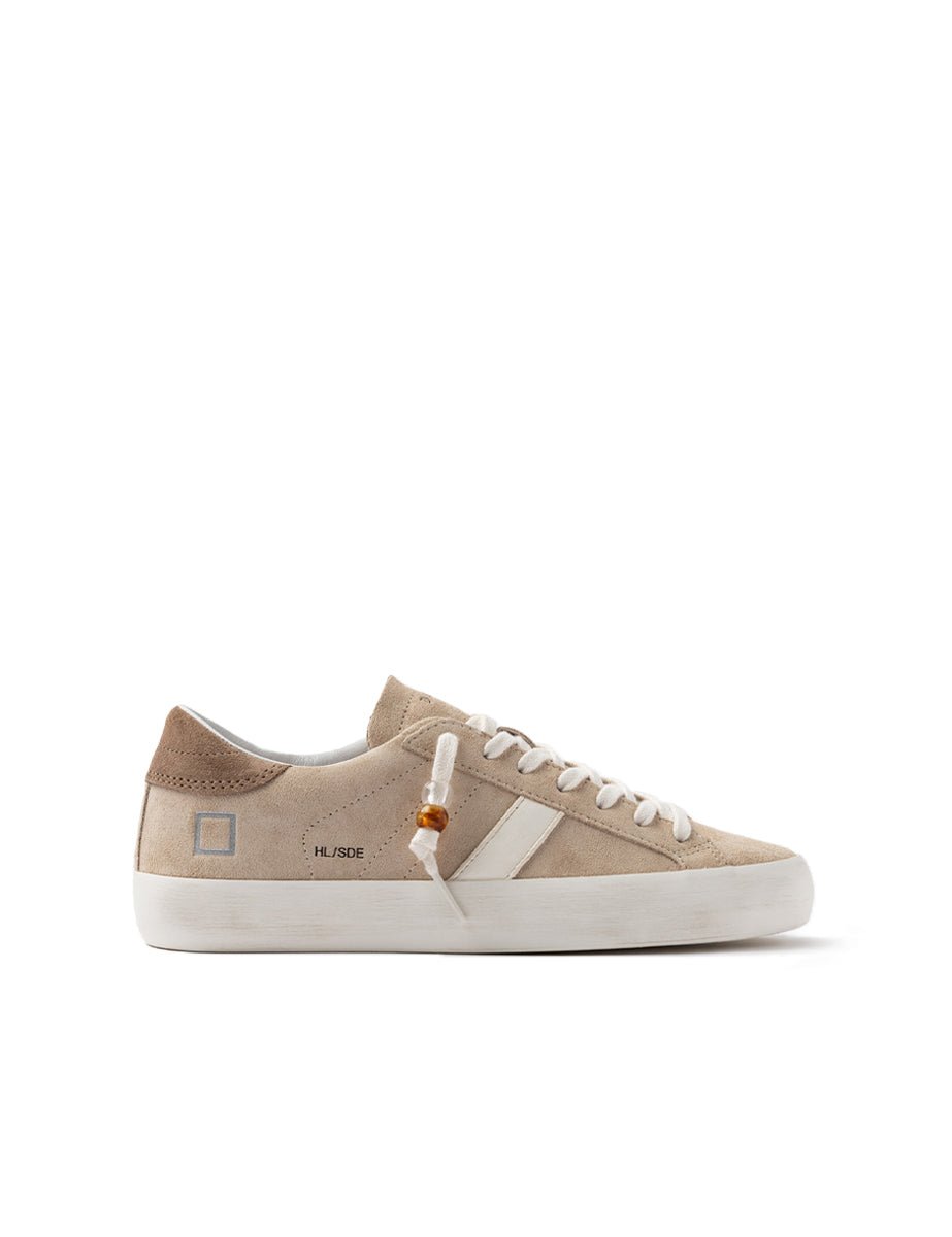 sneakers hill low suede beige - date - sneaker
