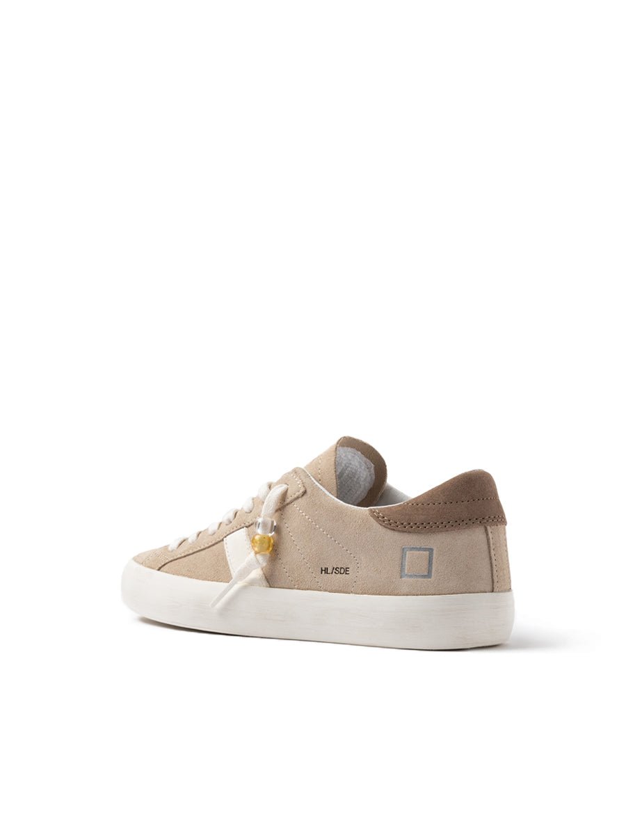 sneakers hill low suede beige - date - sneaker