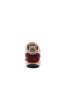 sneakers jogger pelle scamosciata bordeaux oro - back 70 - sneaker