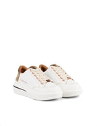 sneakers lancaster white light gold - Frida SRL