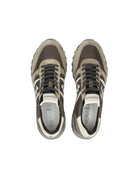 sneakers lander brown - white premiata - sneaker