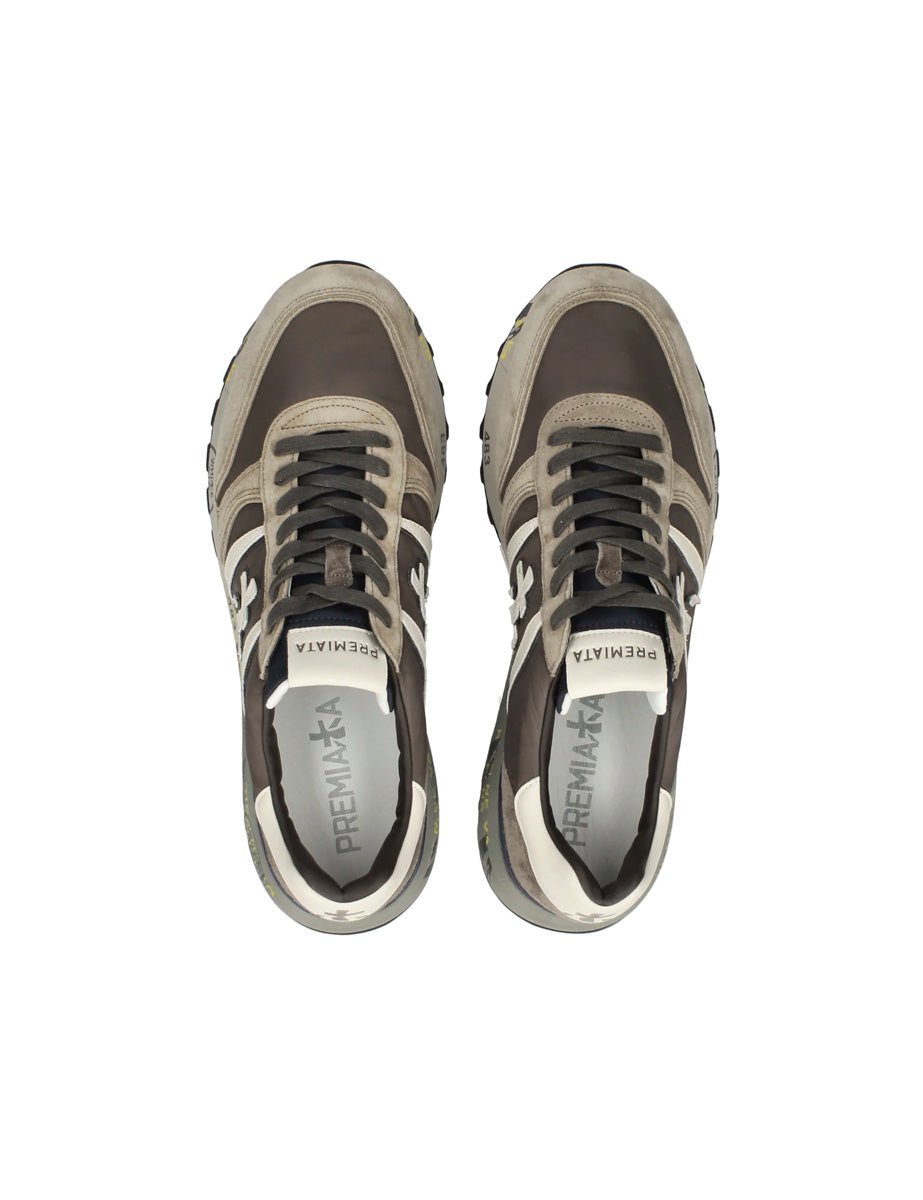 sneakers lander brown - white premiata - sneaker