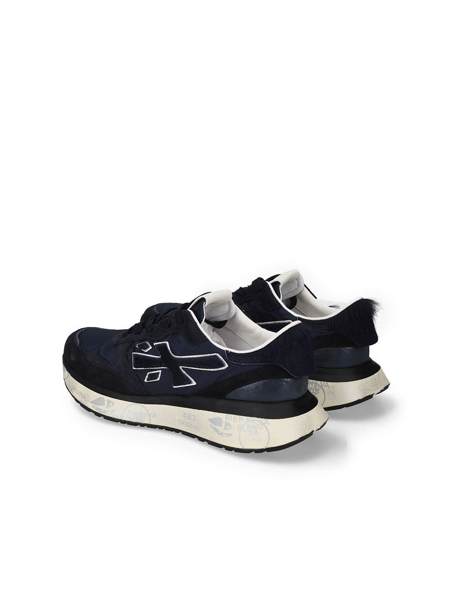 sneakers lauryn 8709 blu - white premiata - sneaker
