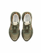 sneakers lauryn verde animalier - white premiata - sneaker
