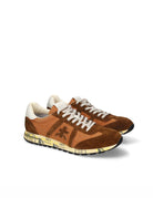 sneakers lucy arancione cuoio - white premiata - sneaker