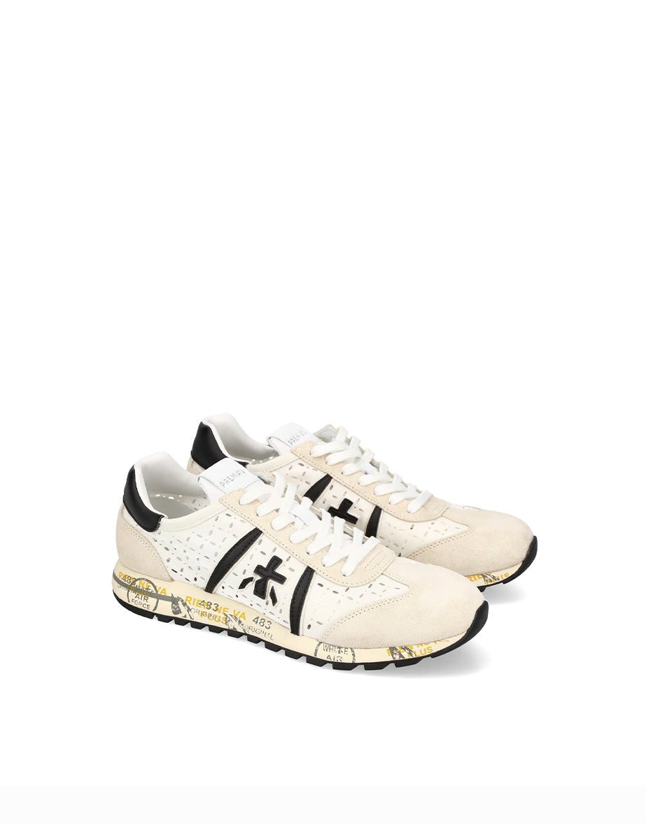 sneakers lucy bianco nero - white premiata - sneaker
