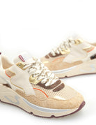 sneakers malibu beige cow - serafini - sneaker