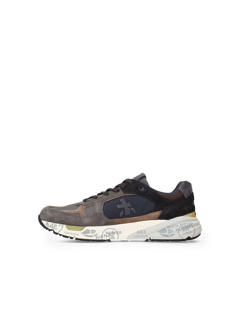 sneakers mase 8426 blu grigio - white premiata - sneaker