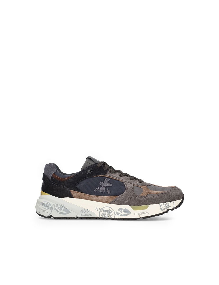 sneakers mase 8426 blu grigio - white premiata - sneaker