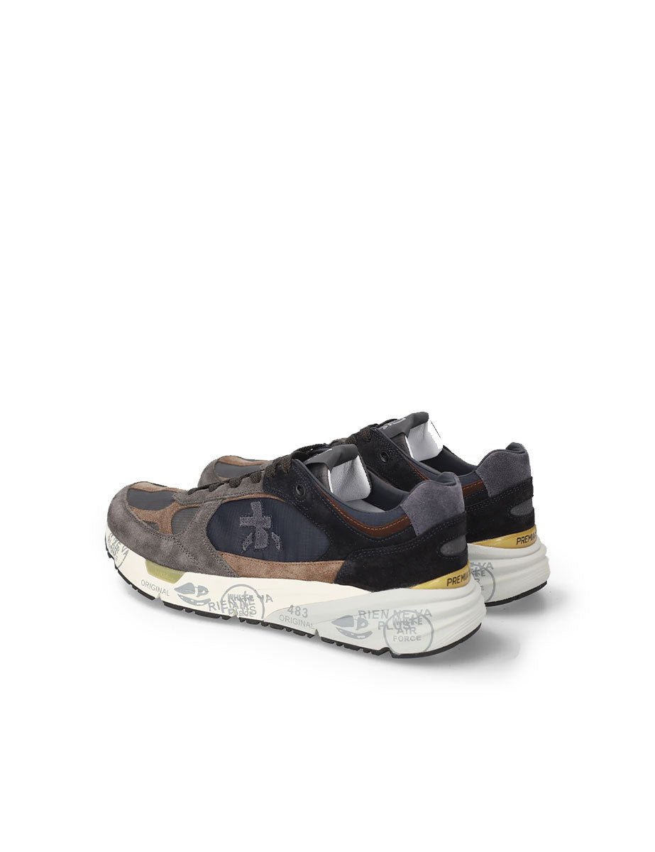 sneakers mase 8426 blu grigio - white premiata - sneaker
