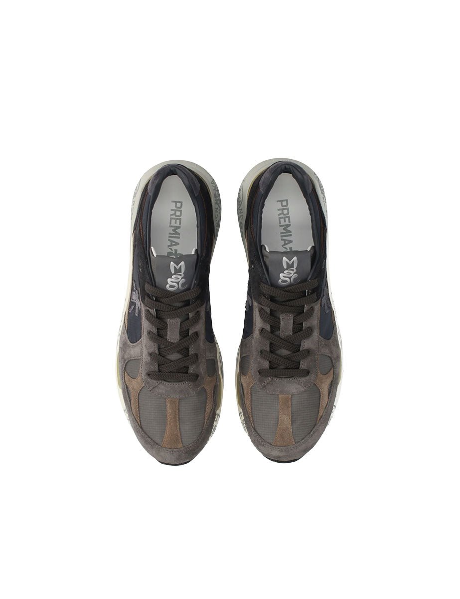 sneakers mase 8426 blu grigio - white premiata - sneaker