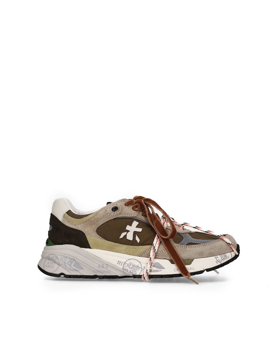 sneakers mase 8521l verde - white premiata - sneaker