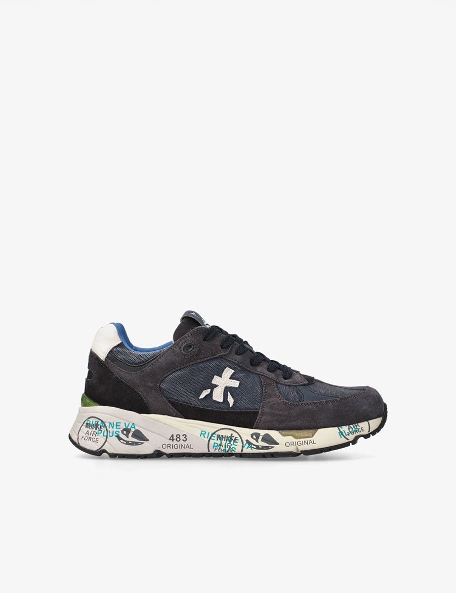 sneakers mase blu - white premiata - sneaker