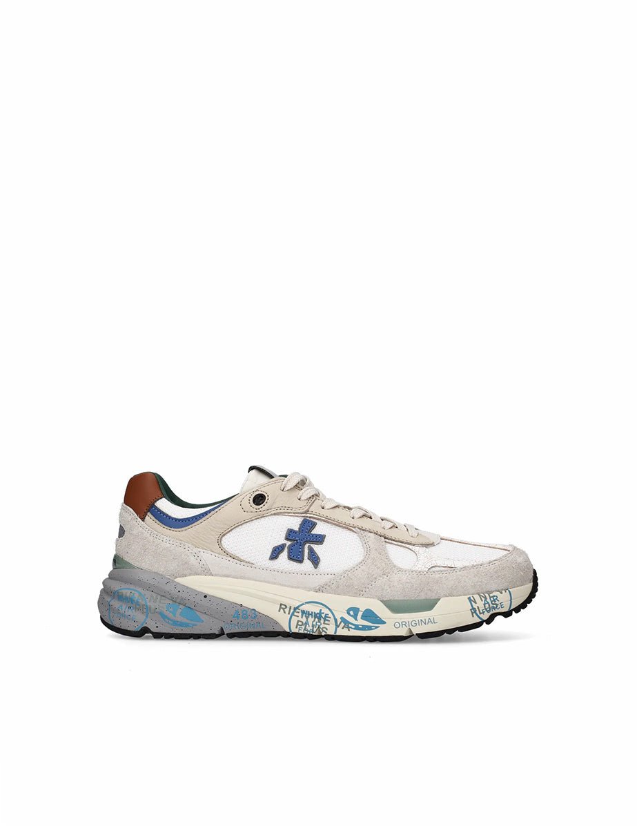 sneakers mase nylon beige - white premiata - sneaker