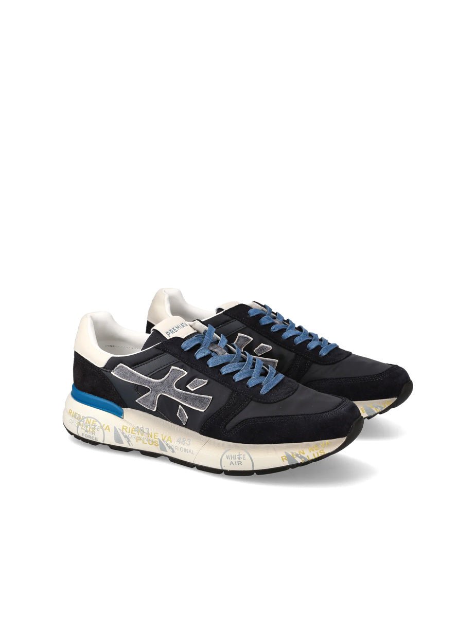 sneakers mick blu - white premiata - sneaker