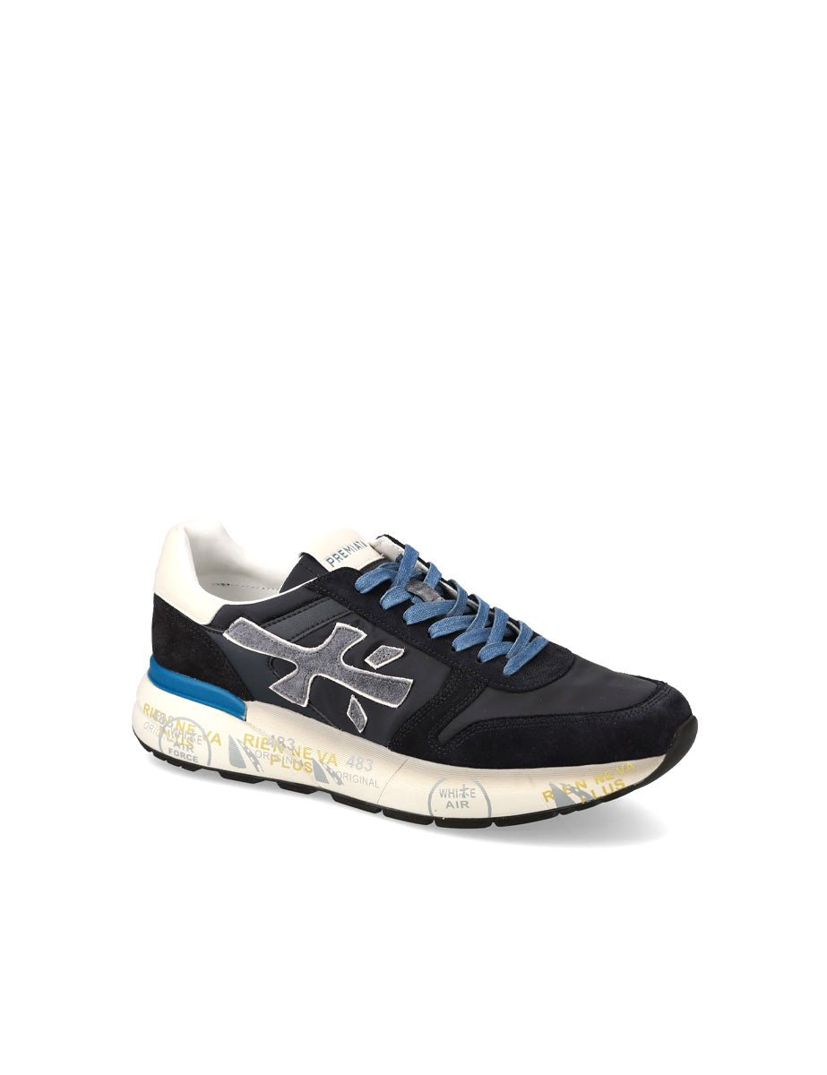 sneakers mick blu - white premiata - sneaker
