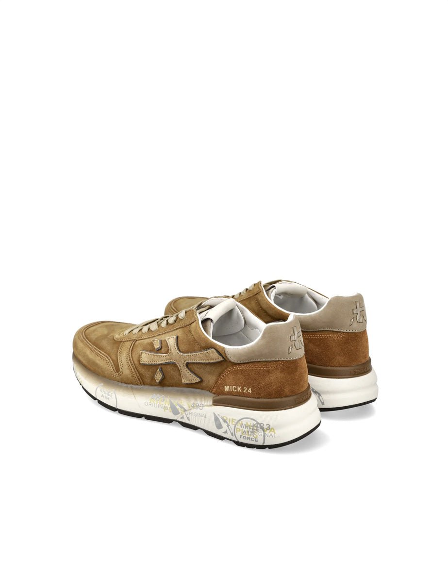 sneakers mick cuoio - white premiata - sneaker
