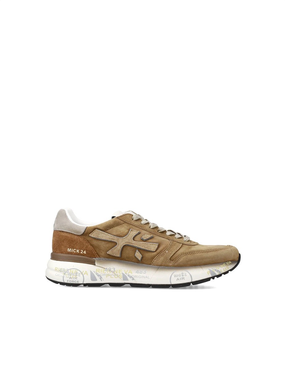 sneakers mick cuoio - white premiata - sneaker