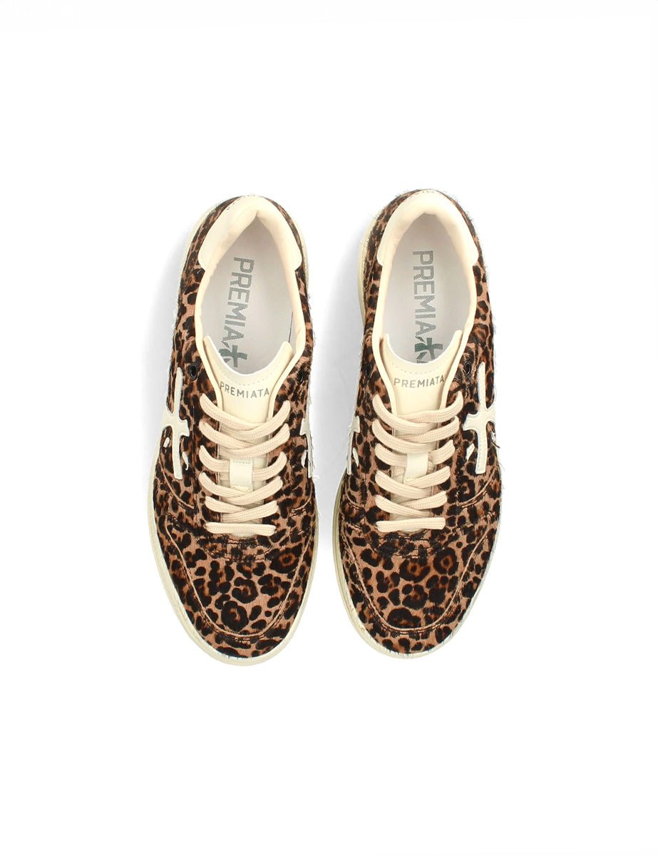sneakers micol animalier - white premiata - sneaker
