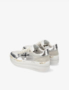 sneakers micol pelle forata argento - Frida SRL