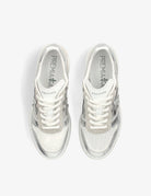 sneakers micol pelle forata argento - Frida SRL