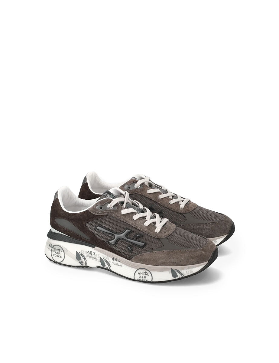 sneakers moerun 6446 marrone - white premiata - sneaker