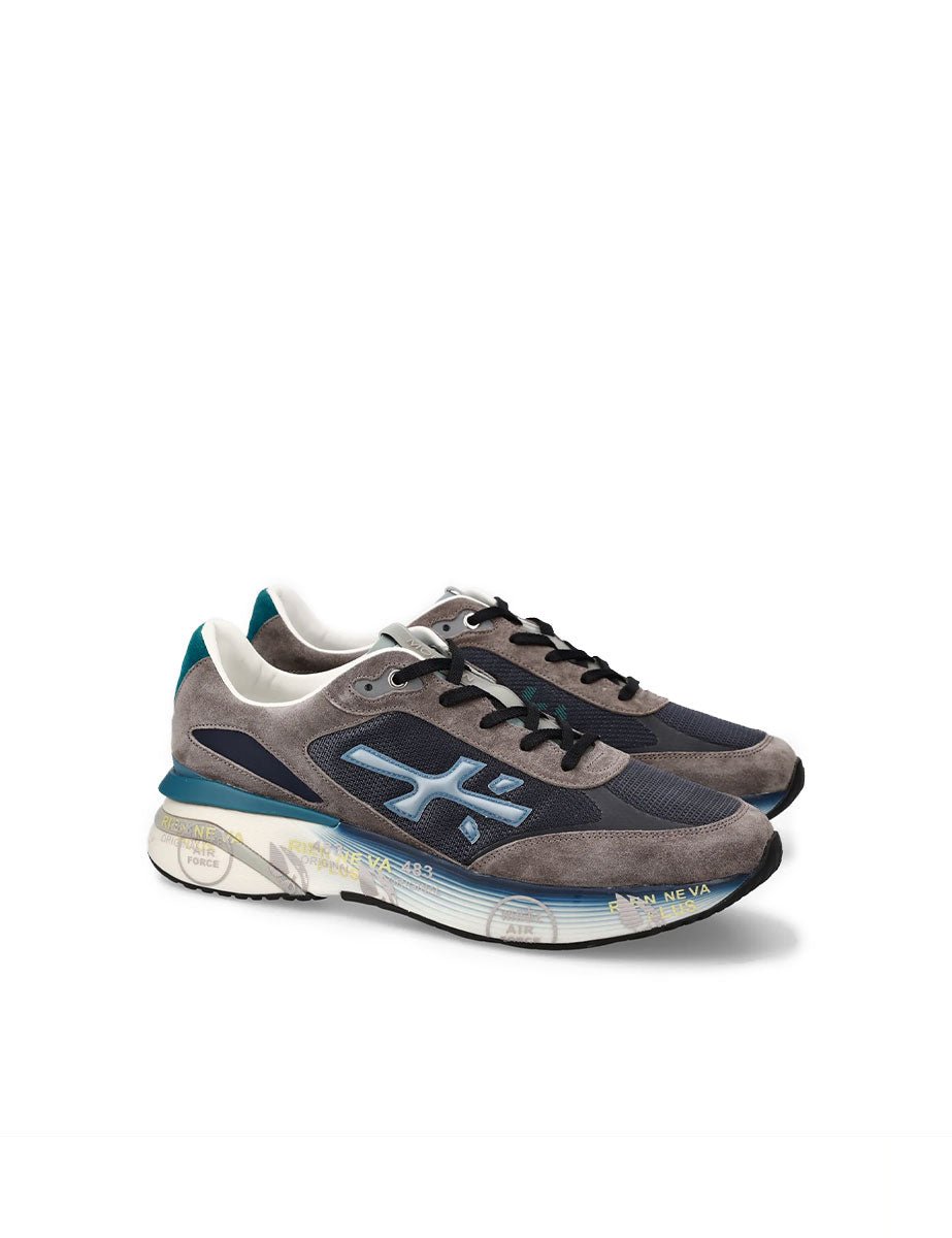 sneakers moerun 7772 blu - white premiata - sneaker