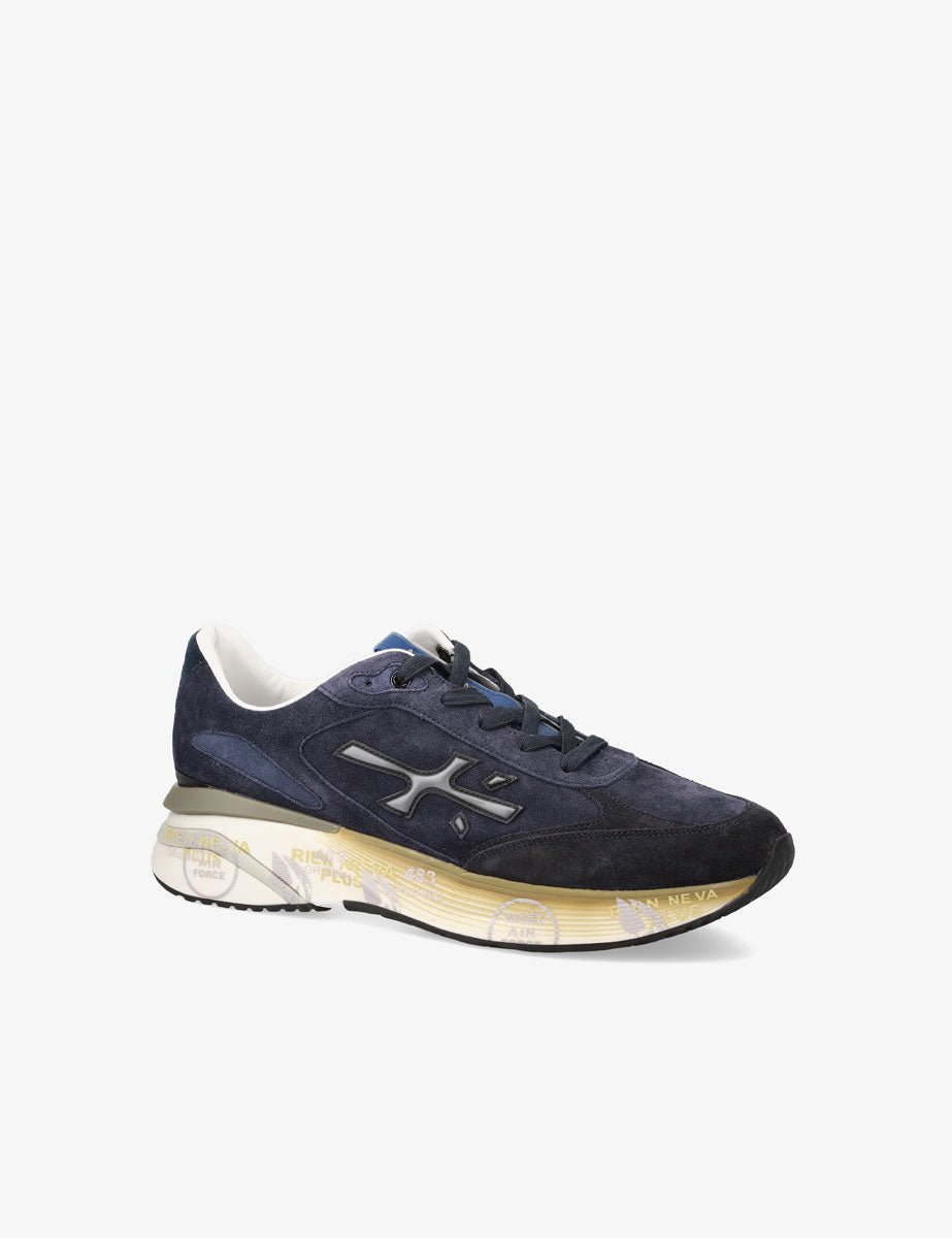 sneakers moerun blu - white premiata - sneaker