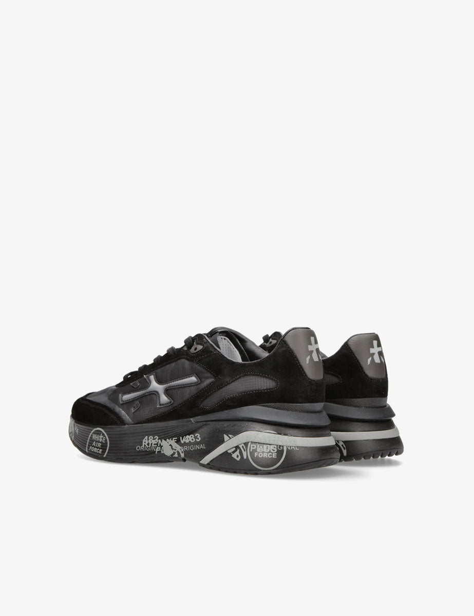 sneakers moerun nero - white premiata - sneaker
