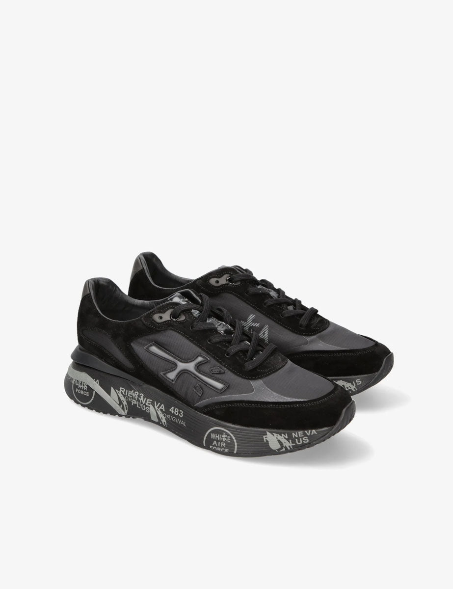 sneakers moerun nero - white premiata - sneaker