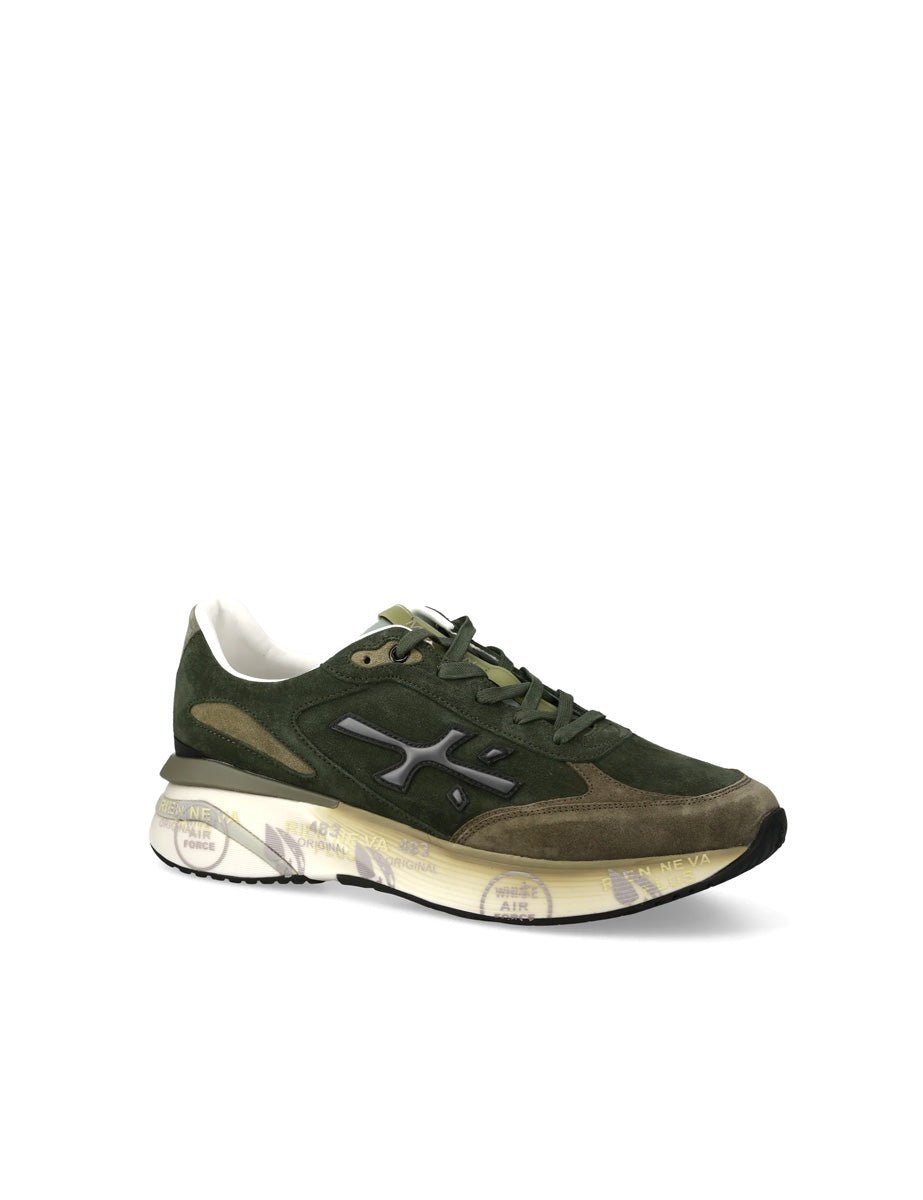 sneakers moerun verde - white premiata - sneaker