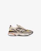 sneakers moerund taupe - white premiata - sneaker