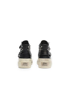 sneakers nappa wax nero - ash - sneaker