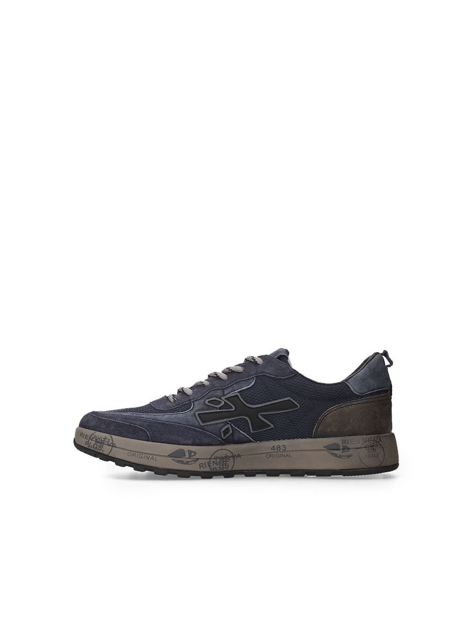 sneakers nous 8460 blu - white premiata - sneaker