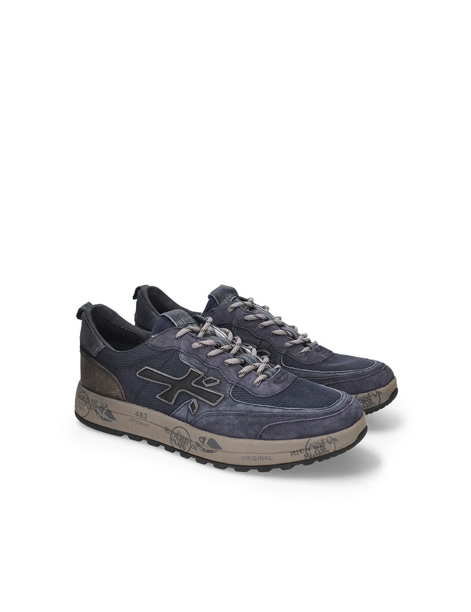 sneakers nous 8460 blu - white premiata - sneaker