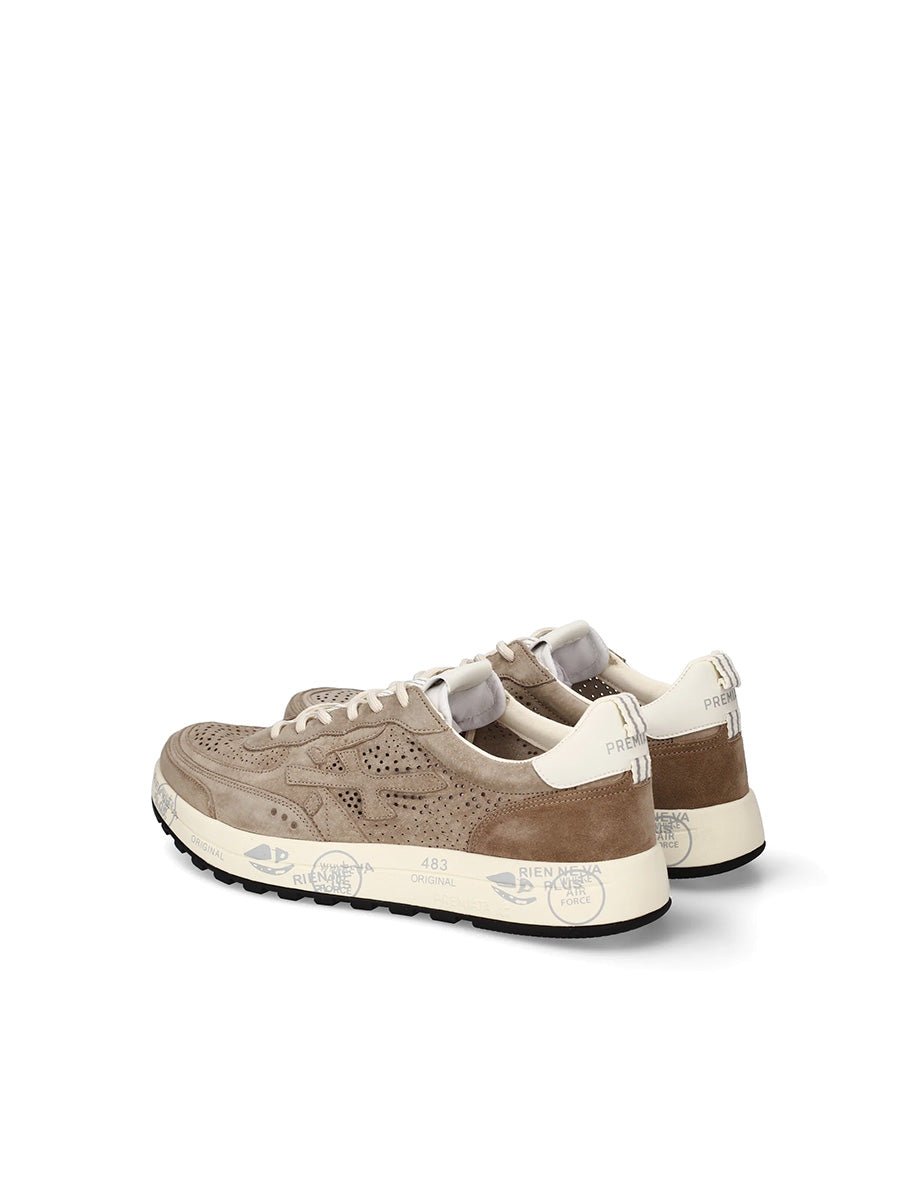 sneakers nous forata beige - white premiata - sneaker