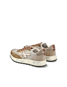 sneakers nous taupe - white premiata - sneaker