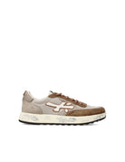 sneakers nous taupe - white premiata - sneaker