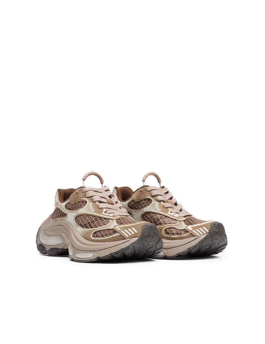 sneakers pelle scamosciata fandango marrone - ash - sneaker