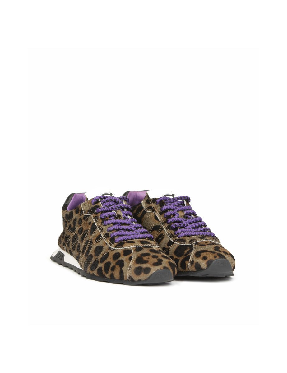 sneakers pony leopard military - ash - sneaker