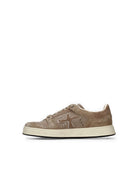 sneakers quinn 8652 beige sabbia - white premiata - sneaker
